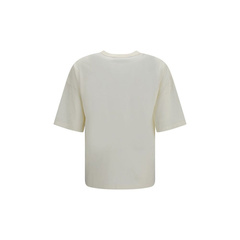 Palm Angels White Cotton T-Shirt