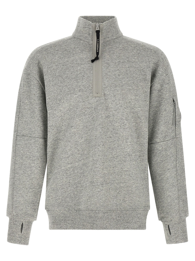 C.P. Company Gray Cotton Sweatshirt