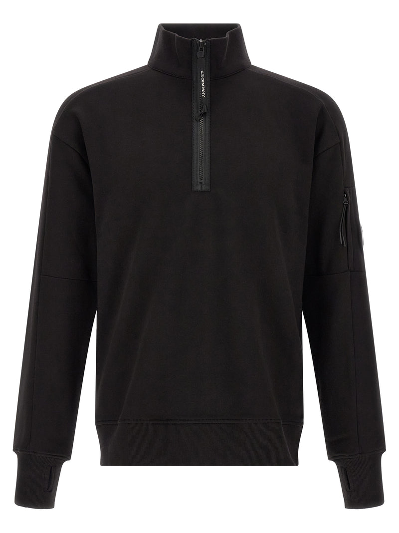 C.P. Company Black Cotton Sweatshirt