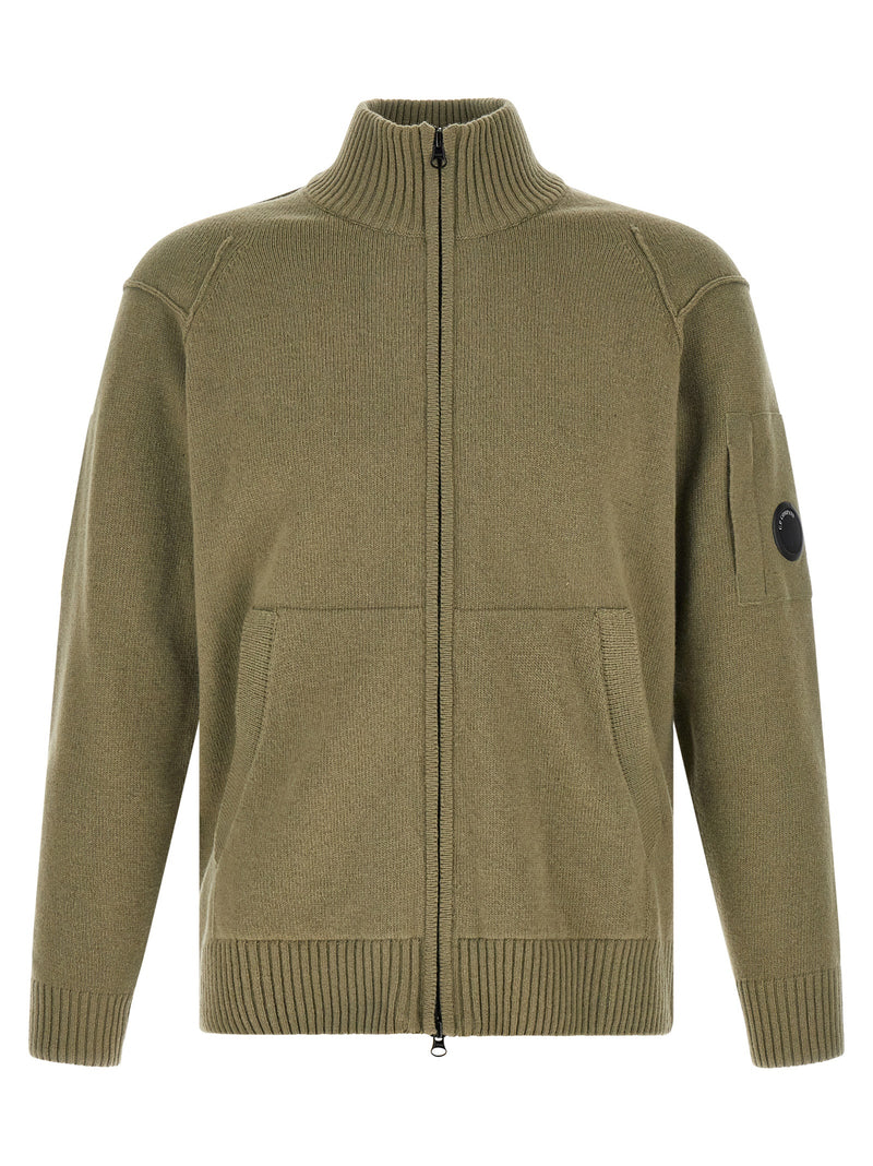 C.P. Company Bicolor Wool Cardigan