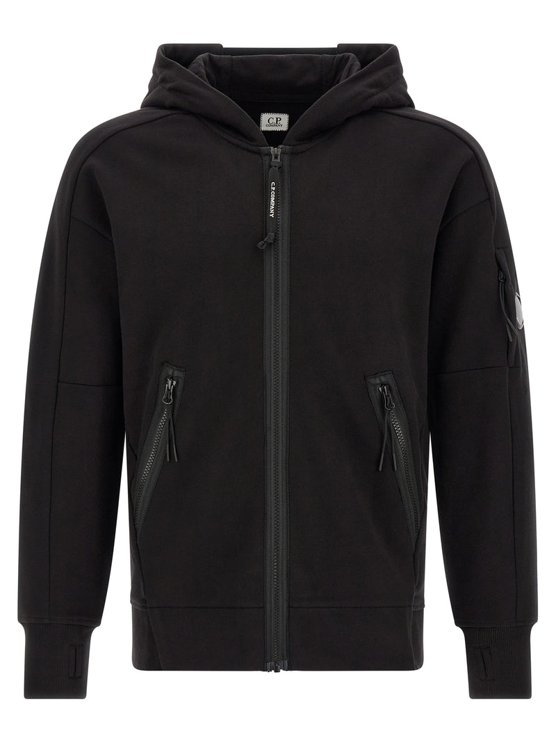 C.P. Company Black Cotton Sweatshirt