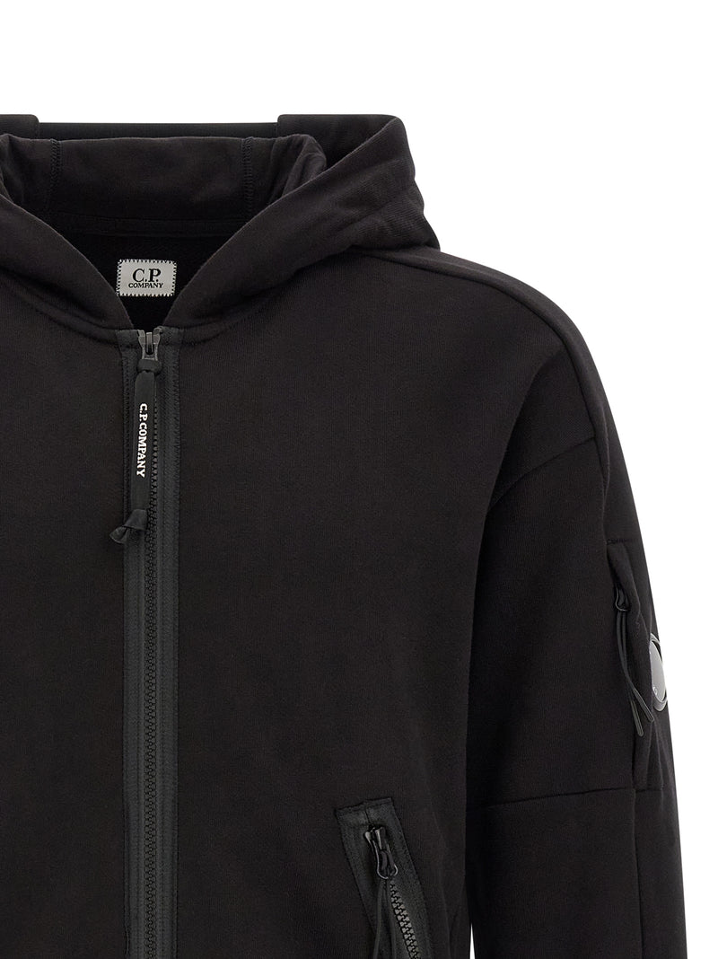C.P. Company Black Cotton Sweatshirt
