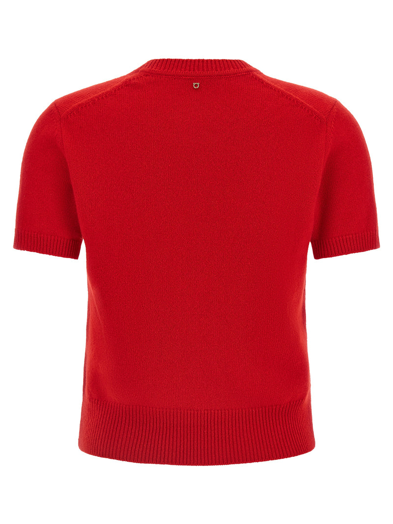 Ferragamo Red Cashmere Sweater