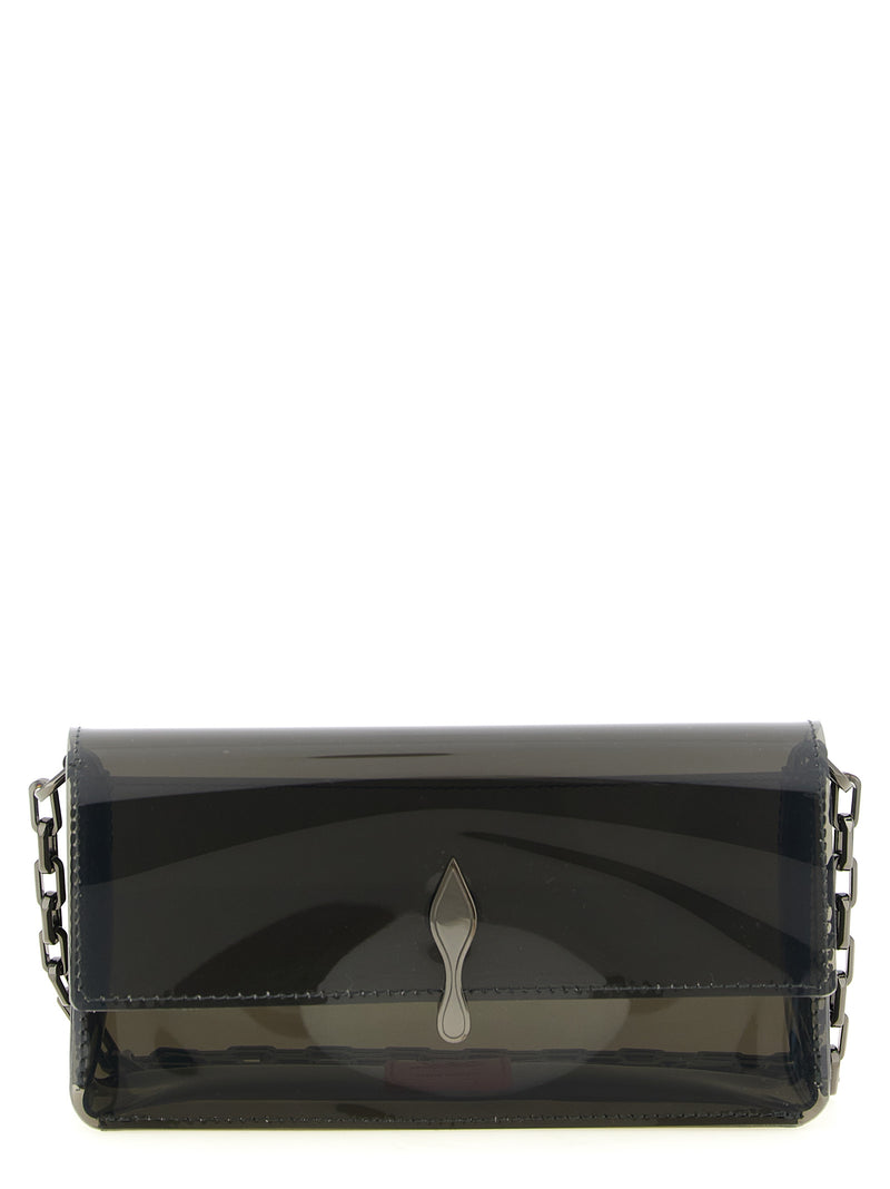 Christian Louboutin Black Pvc Clutch Bag