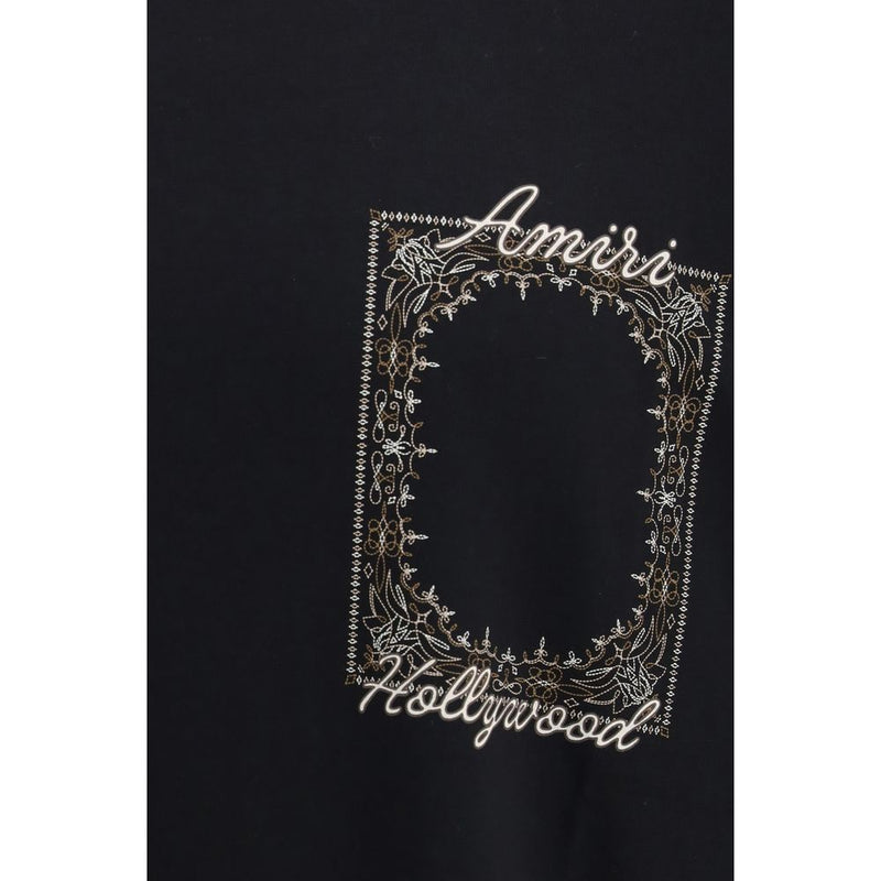 Amiri Black Cotton T-Shirt