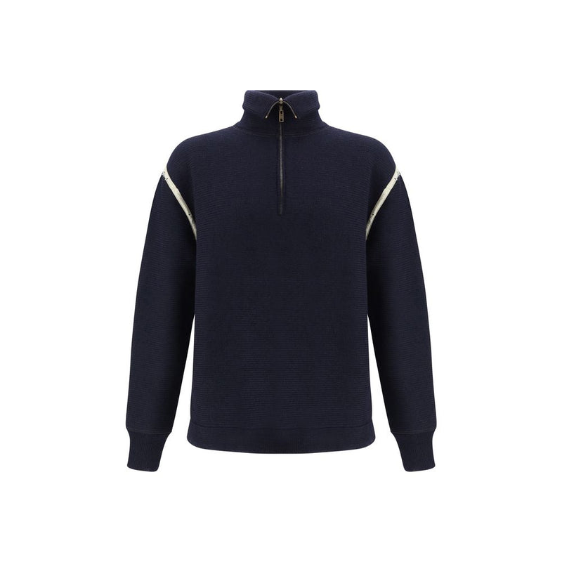 Maison Margiela Blue Wool Oves Aries Sweatshirt