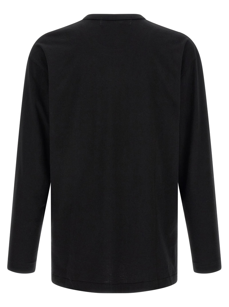 Comme Des Garçons Play Black Cotton T-Shirt
