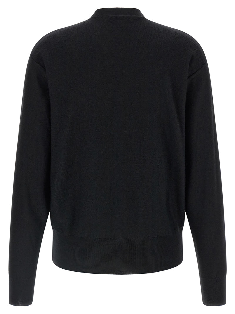 Lemaire Black Wool Cardigan