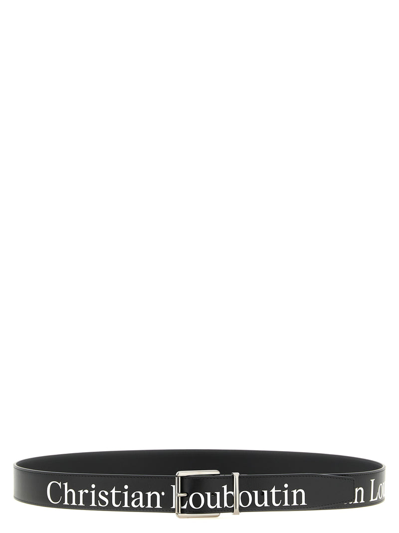 Christian Louboutin Black Calfskin Regular Belt