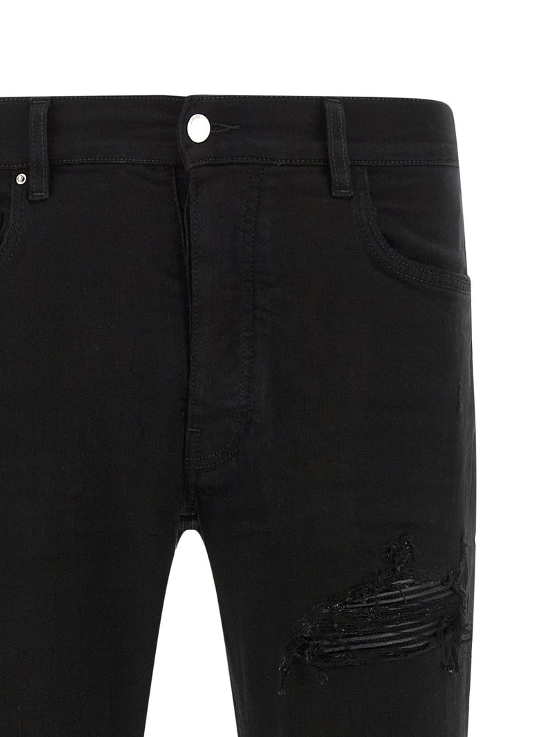 Amiri Black Cotton Slim Fit Jeans