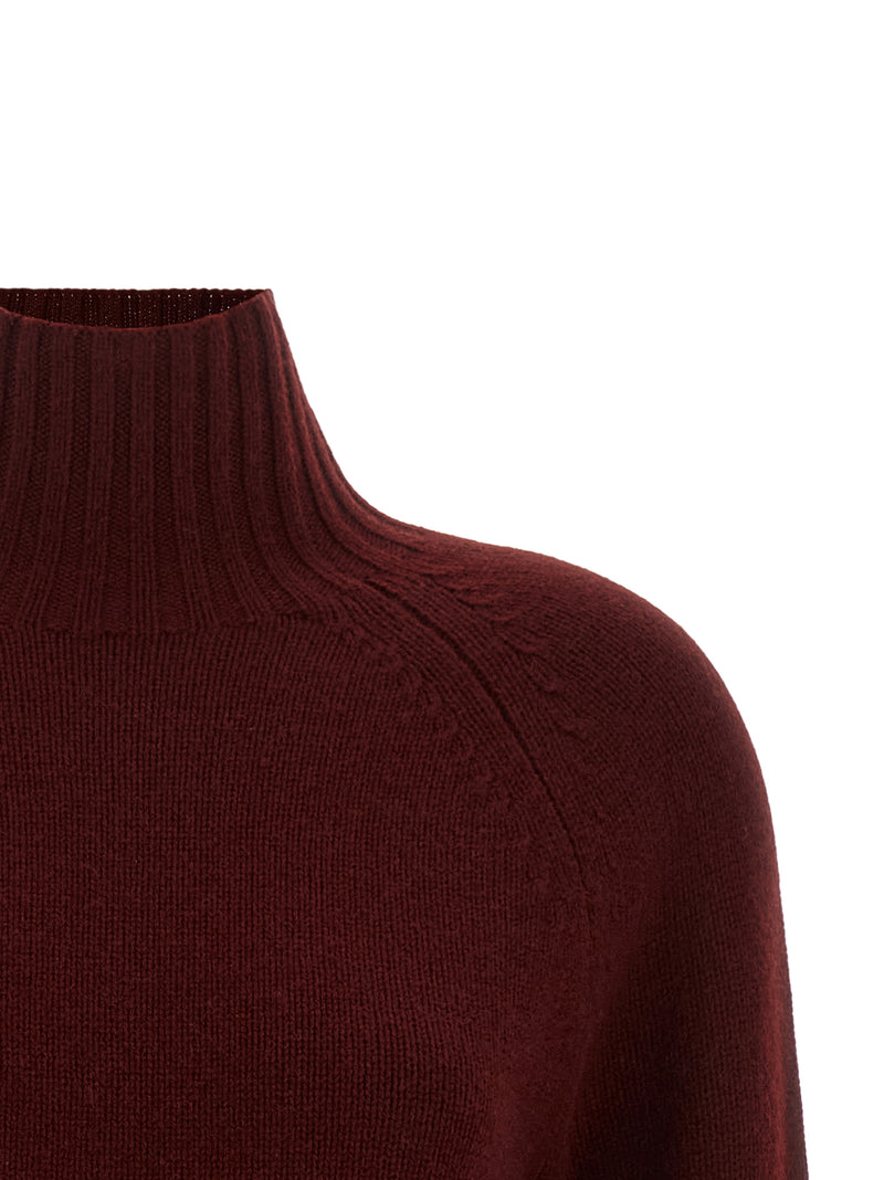 'S Max Mara Bordeaux Wool Cardigan