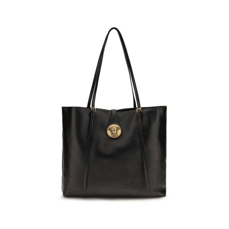 Versace Black Lamb Ovis Aries Shoulder Bag