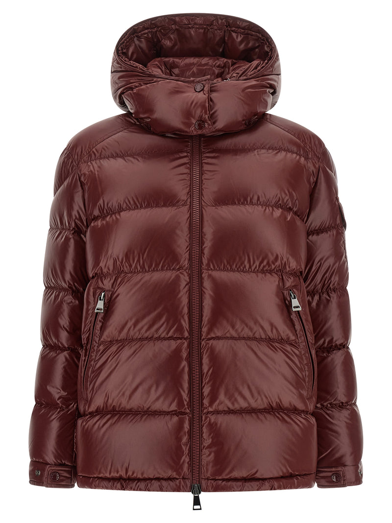 Moncler Bordeaux Polyamide Full-Length Jacket