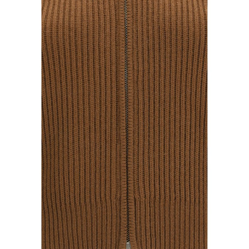 Max Mara Brown Wool Oves Aries Cardigan
