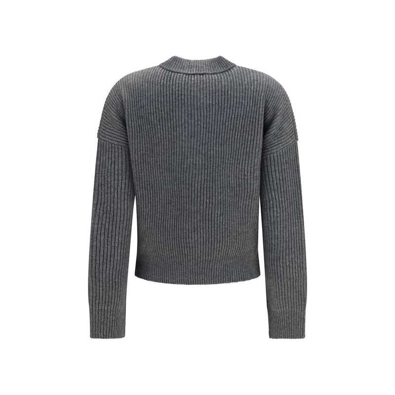 Max Mara Gray Wool Oves Aries Cardigan