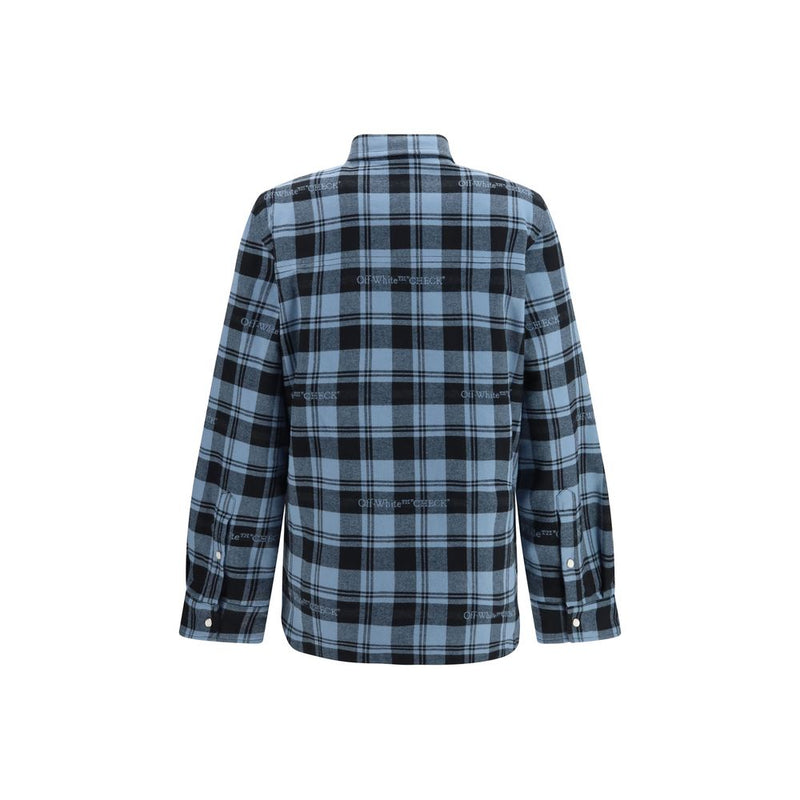 Off-White Blue Cotton Shirt