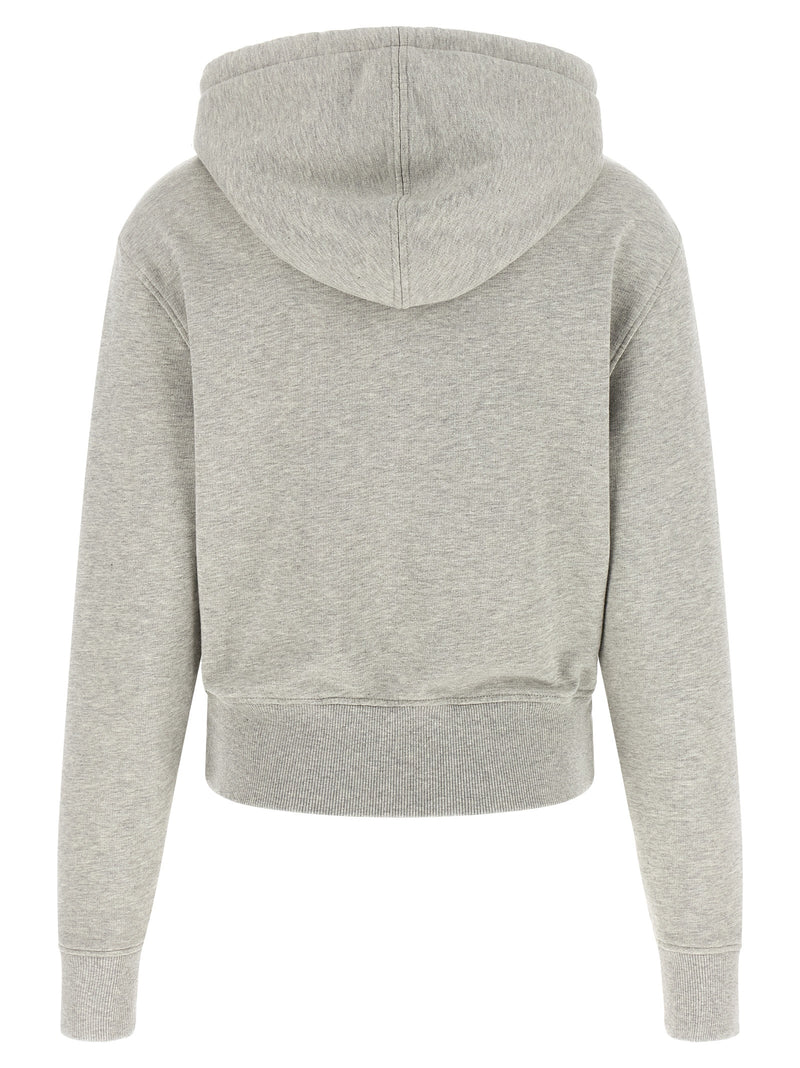 Ami Paris Gray Cotton Sweatshirt
