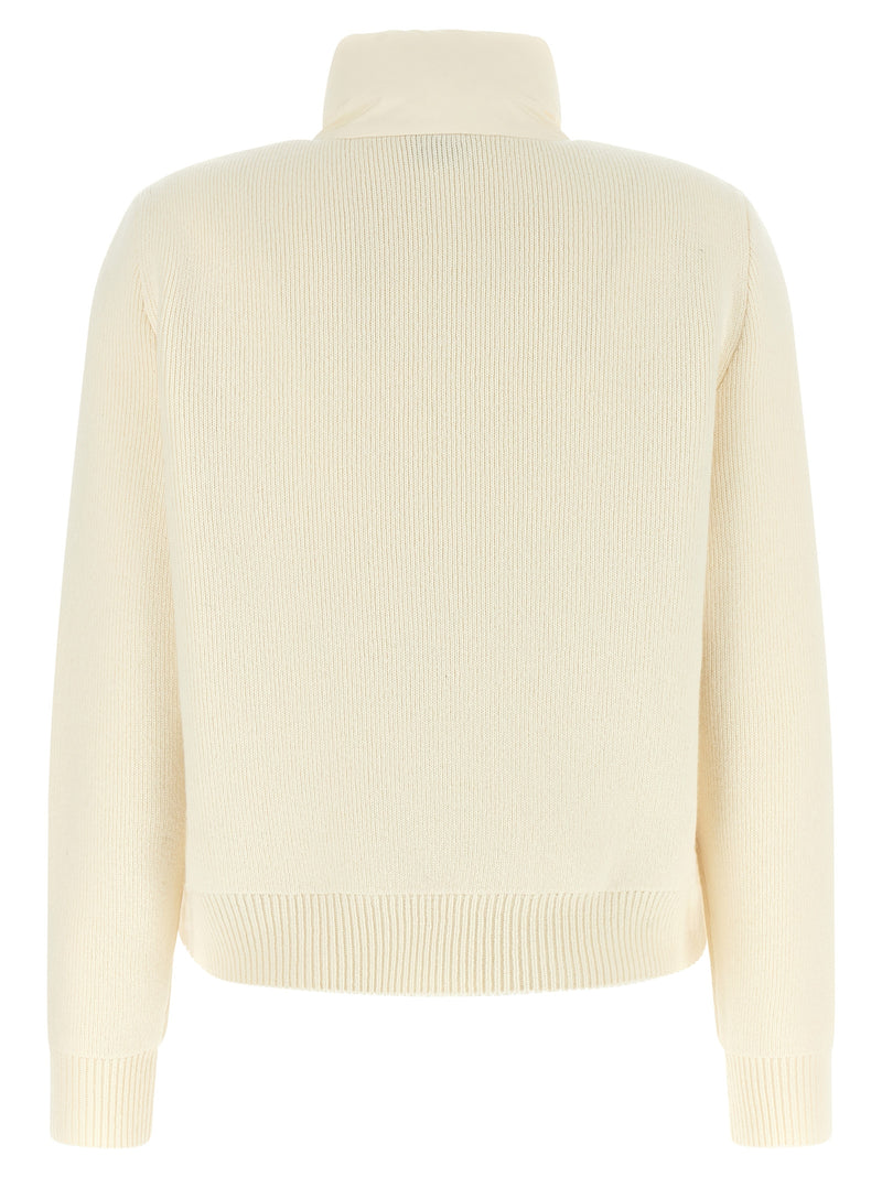 Moncler White Polyester Cardigan
