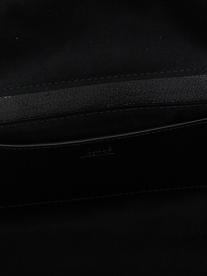 Chloé Black Buffalo Leather Shoulder Bag