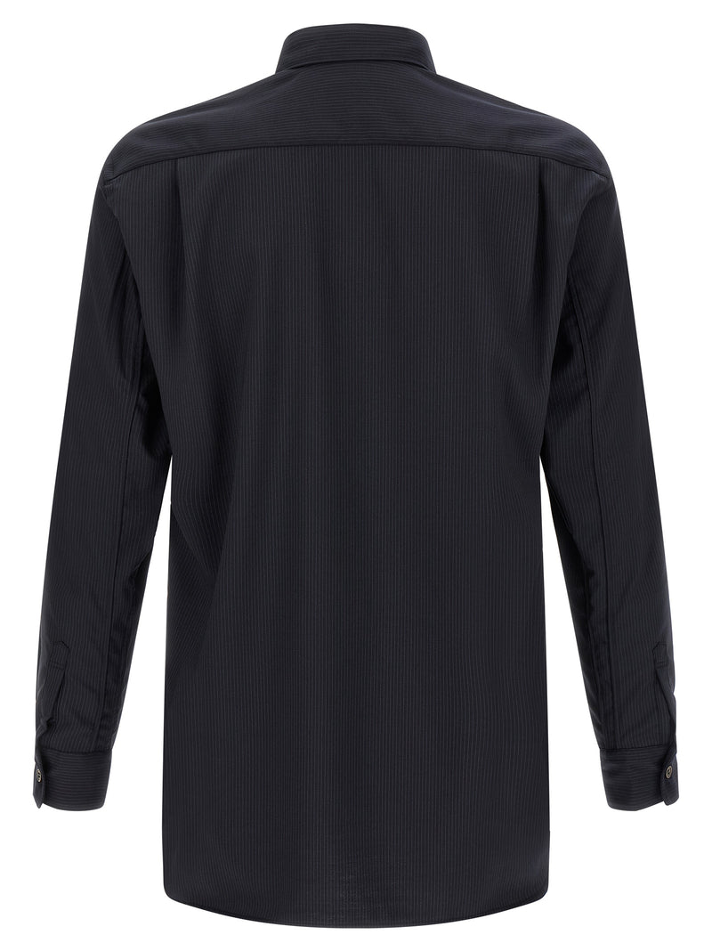 Comme Des Garçons Blue Polyester Blouse