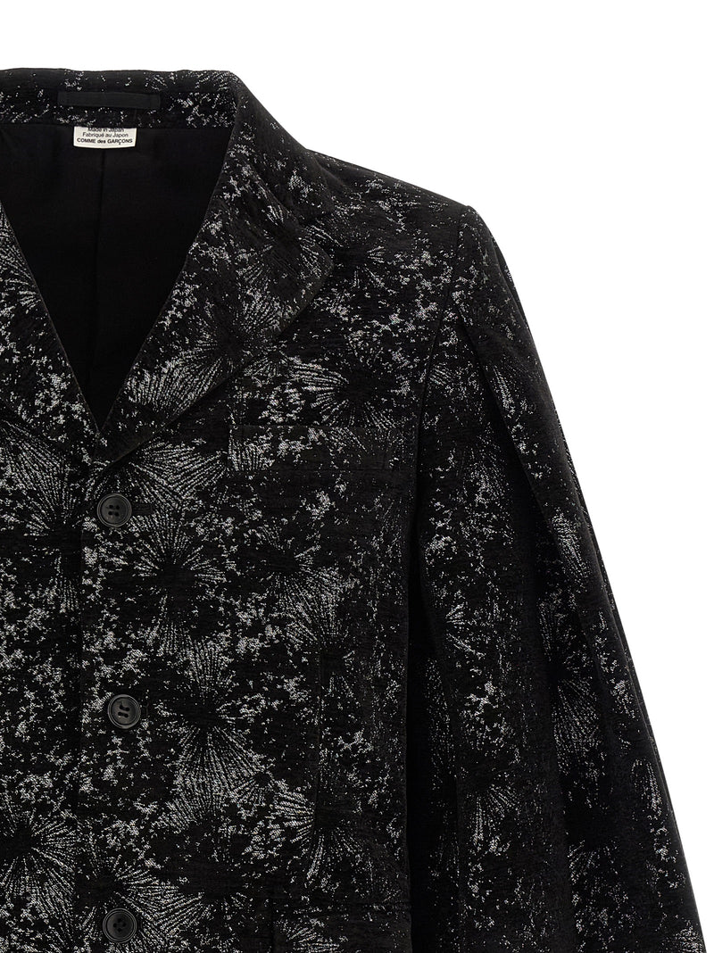 Comme Des Garçons Black Polyester Blazer