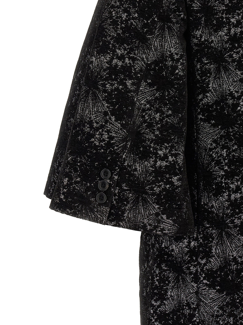 Comme Des Garçons Black Polyester Blazer
