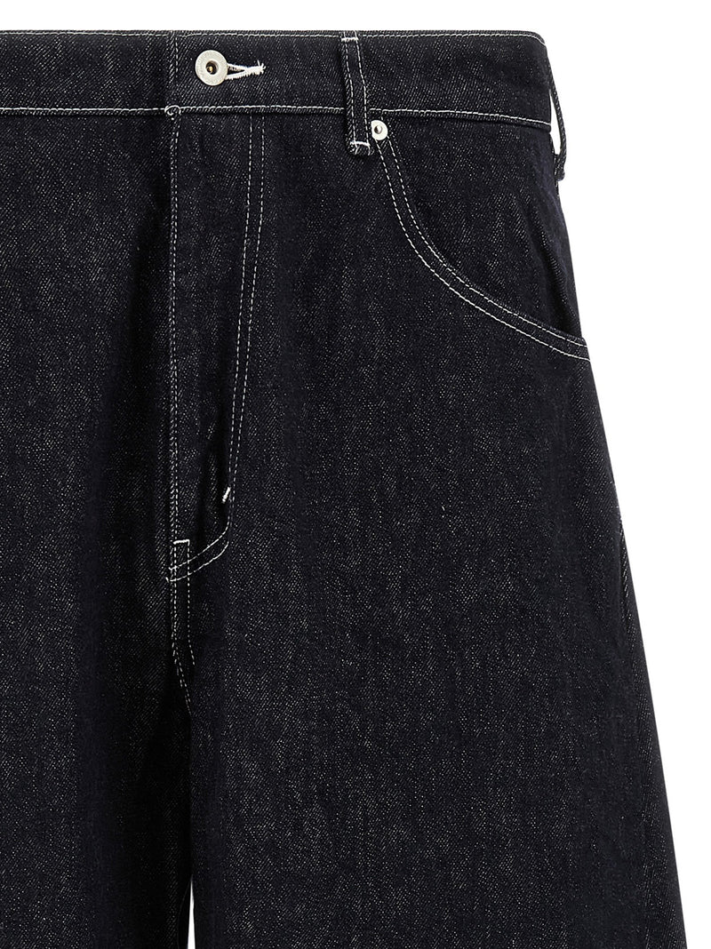 Comme Des Garçons Blue Cotton Jeans Denim
