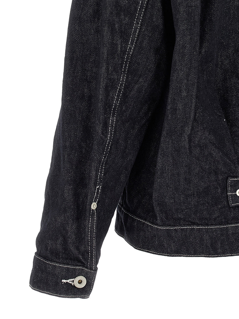 Comme Des Garçons Blue Cotton Denim Jacket
