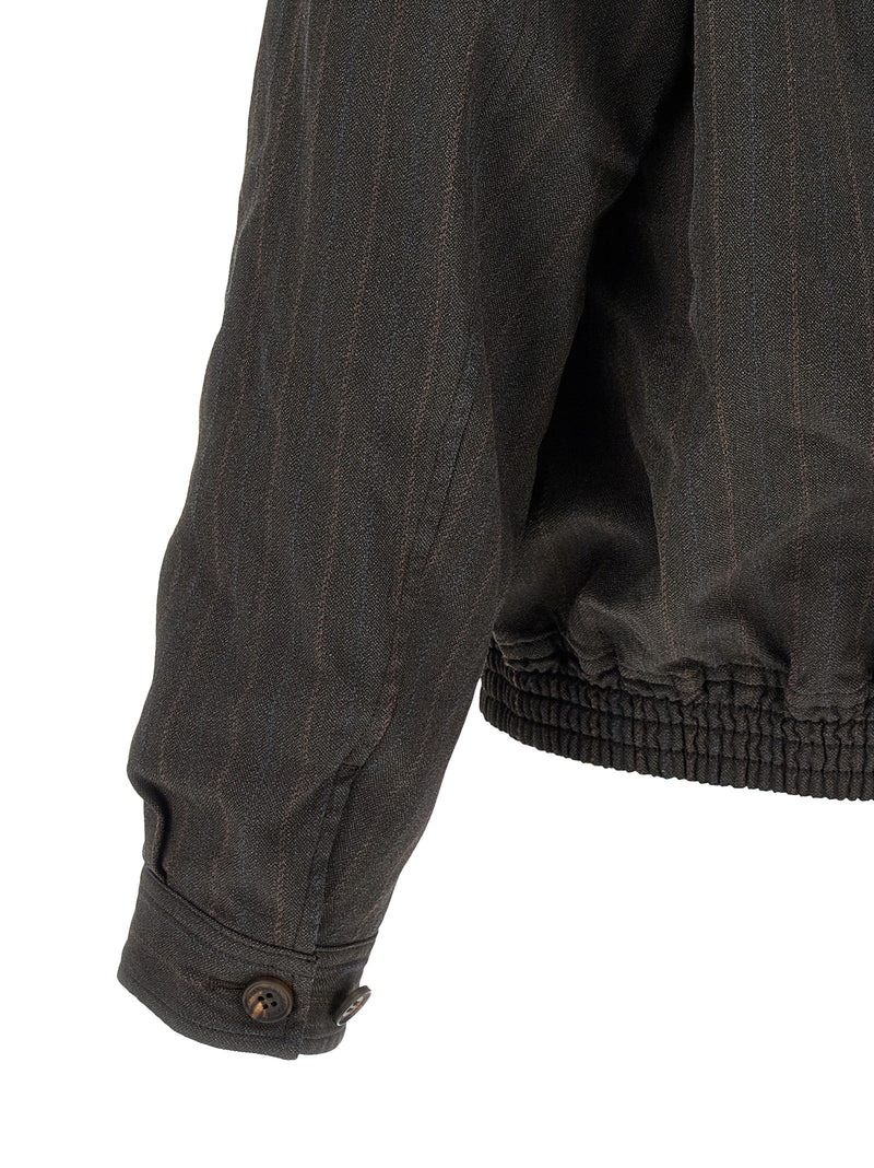 Comme Des Garçons Brown Polyester Bomber