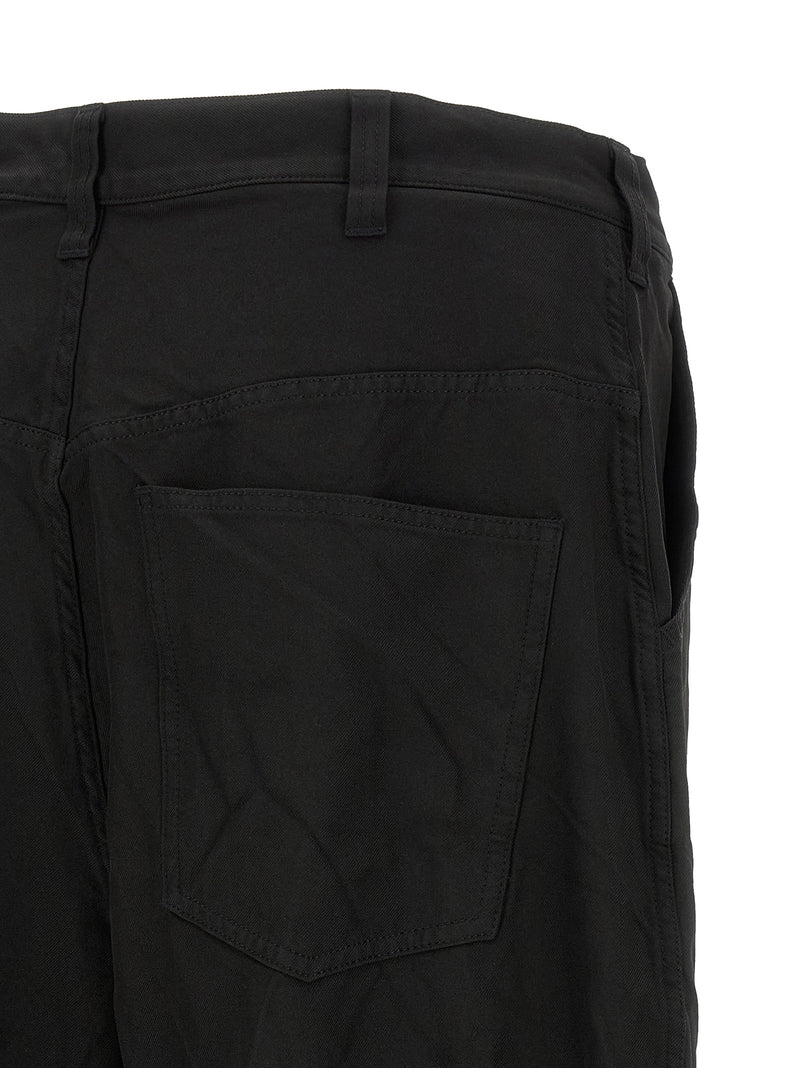 Comme Des Garçons Black Polyester Casual Pants