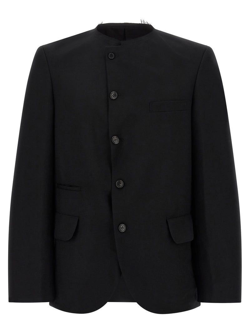 Comme Des Garçons Black Wool Blazer