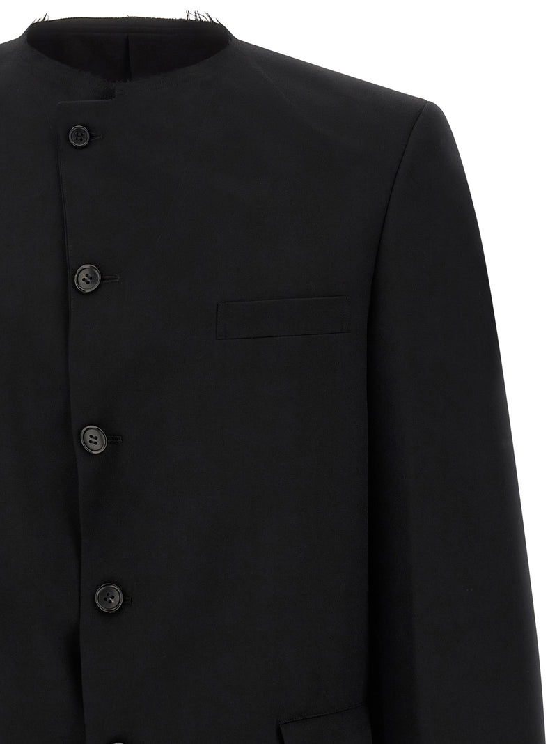 Comme Des Garçons Black Wool Blazer