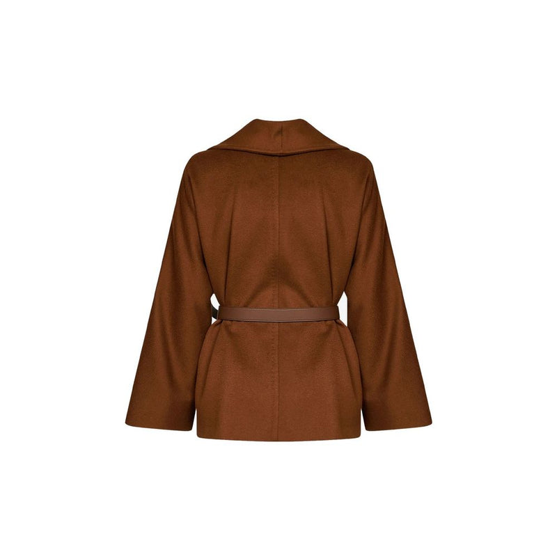 Max Mara Brown Virgin Wool Jacket