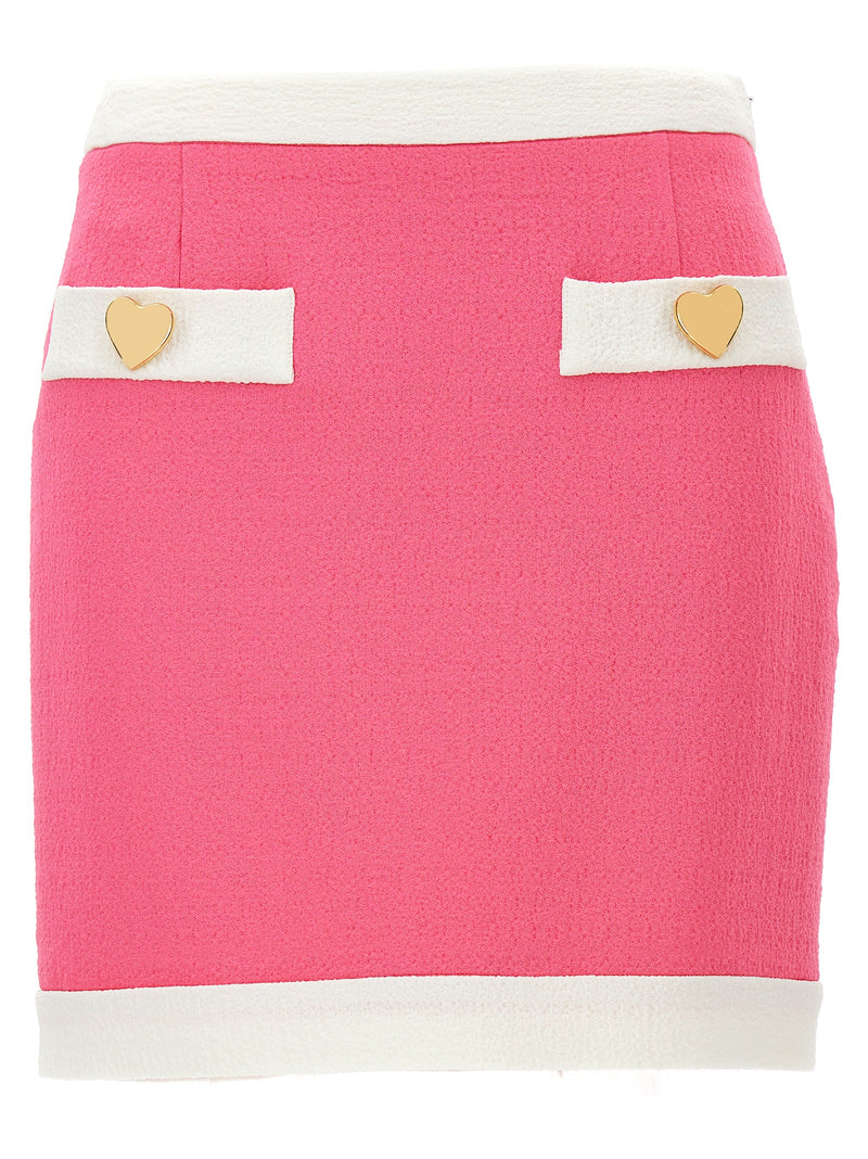 Moschino Multicolor Viscose Long Skirt