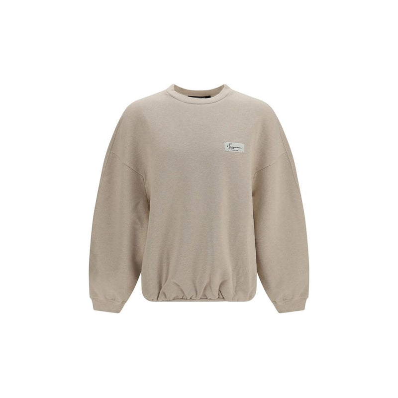 Jacquemus Beige Cotton Sweatshirt