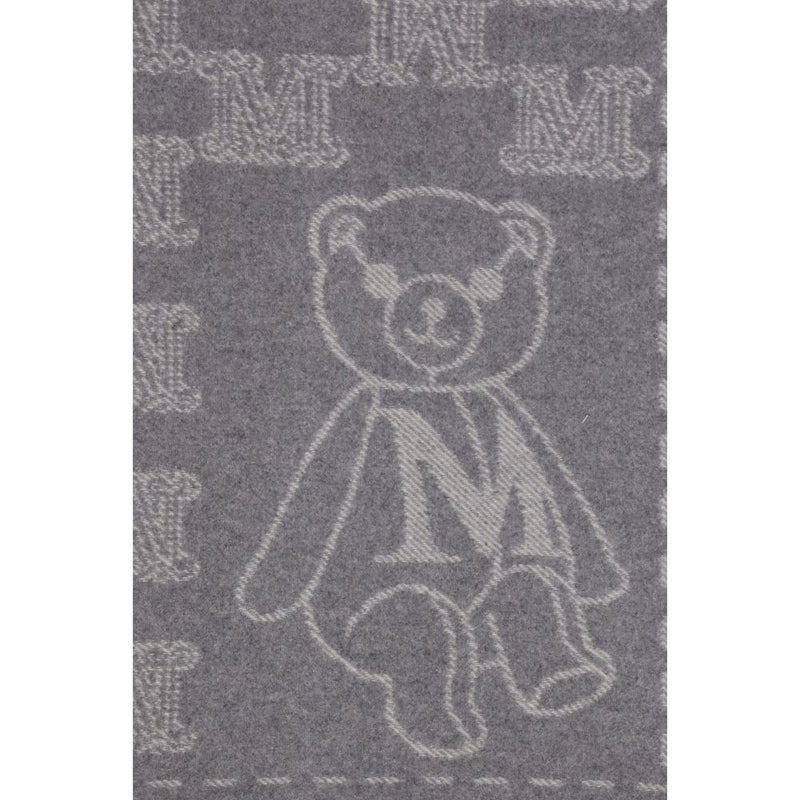 Max Mara Gray Cashmere Scarf