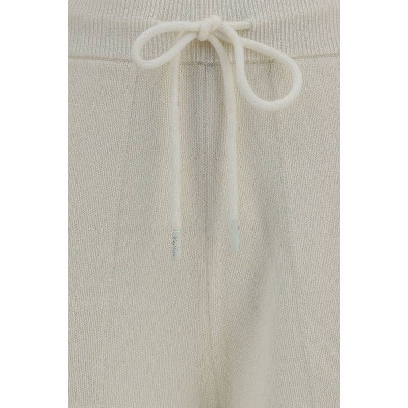 Max Mara Beige Cashmere Casual Pants
