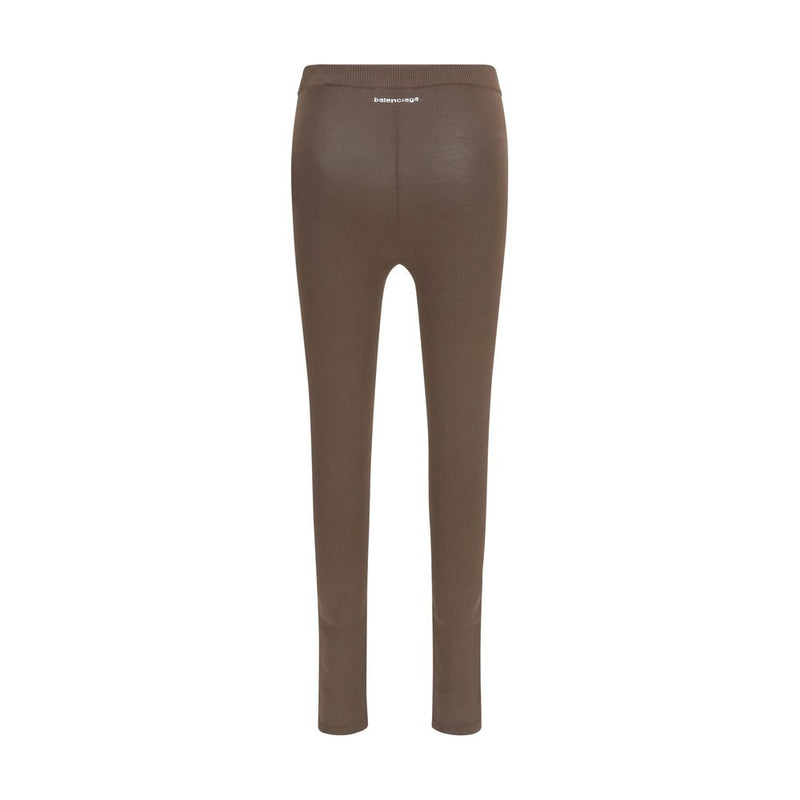 Balenciaga Brown Viscose Leggings