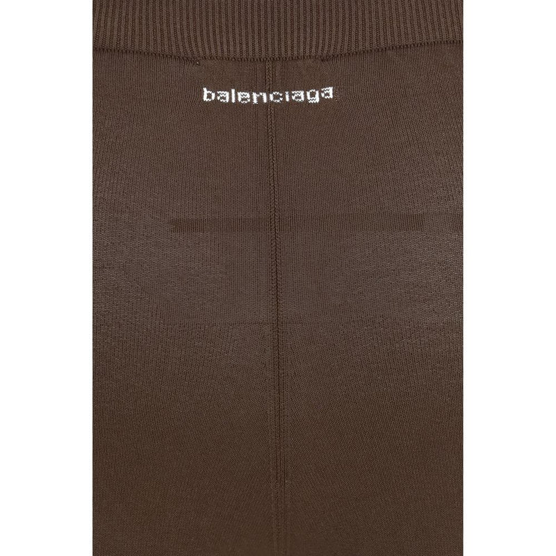 Balenciaga Brown Viscose Leggings