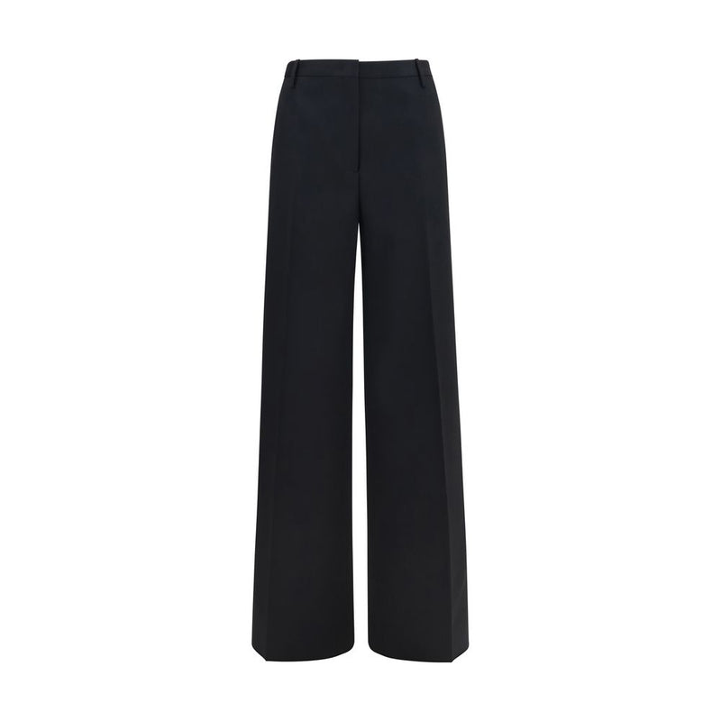 Fendi Black Cotton Casual Pants