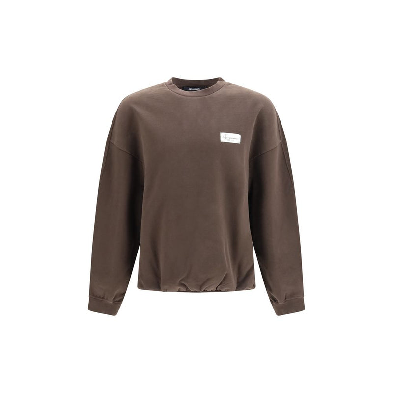 Jacquemus Brown Cotton Sweatshirt