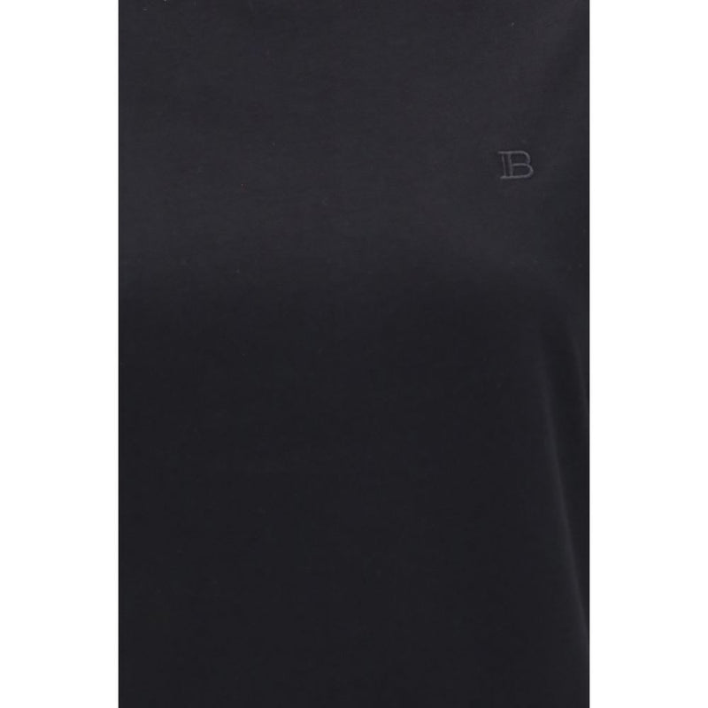 Balmain Black Cotton T-Shirt