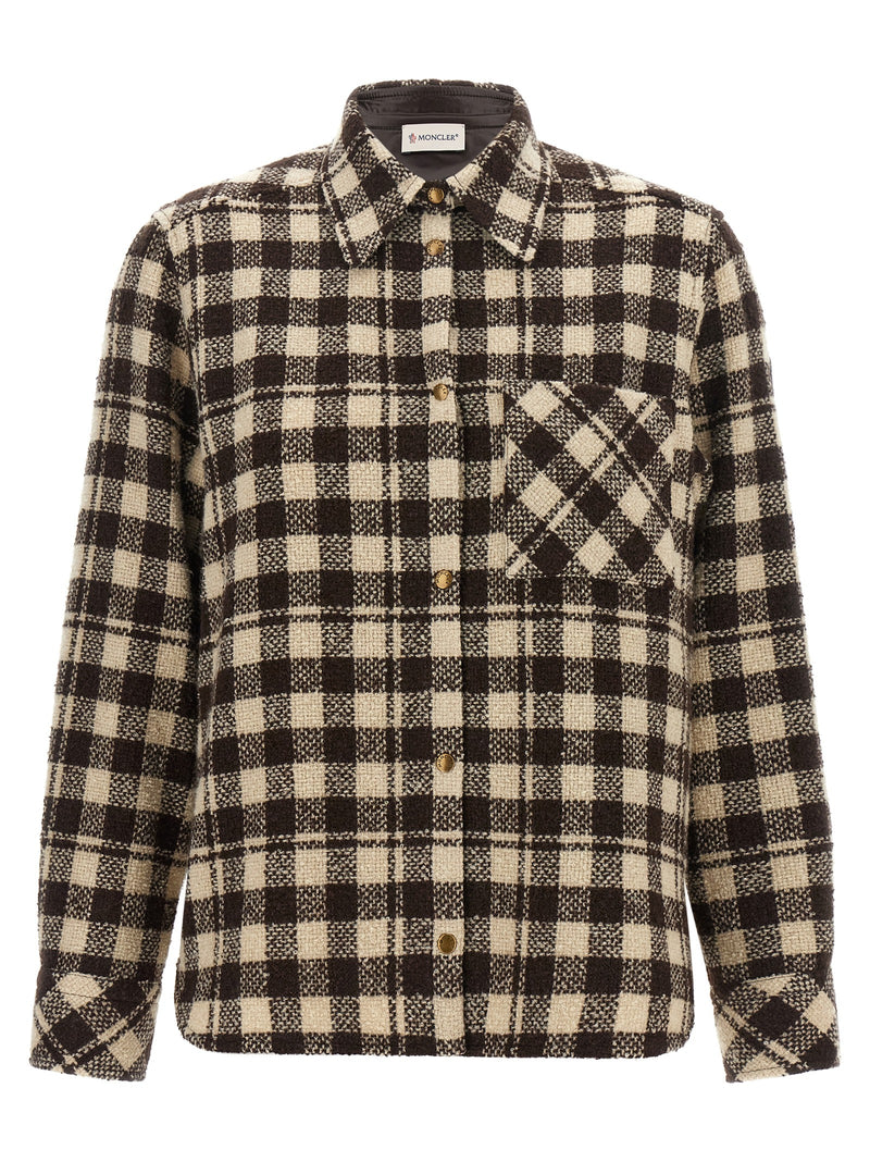 Moncler Brown Wool Blouse