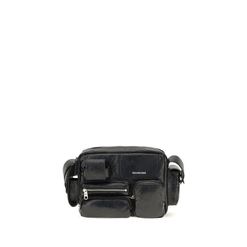 Balenciaga Black Lamb Ovis Aries Shoulder Bag