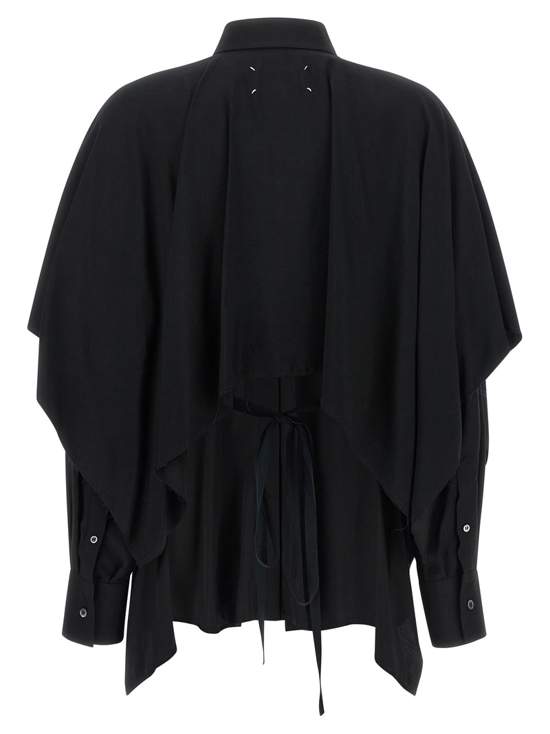 Maison Margiela Black Viscose Blouse