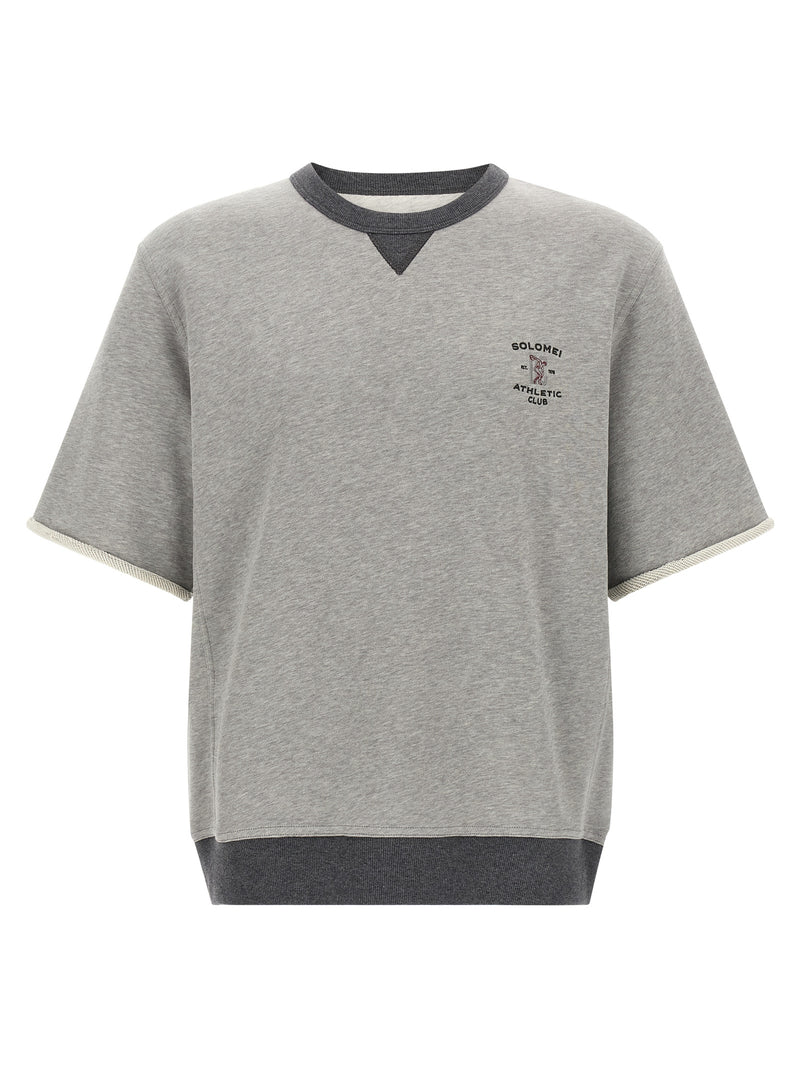 Brunello Cucinelli Gray Cotton Sweatshirt