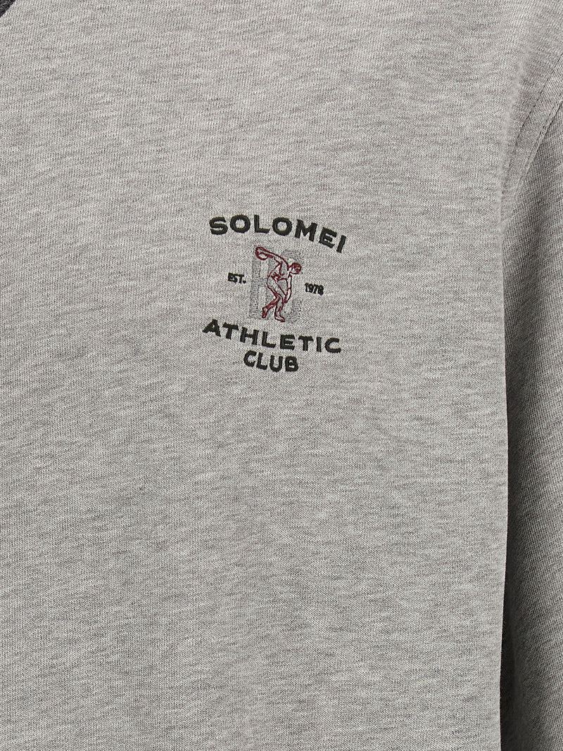 Brunello Cucinelli Gray Cotton Sweatshirt