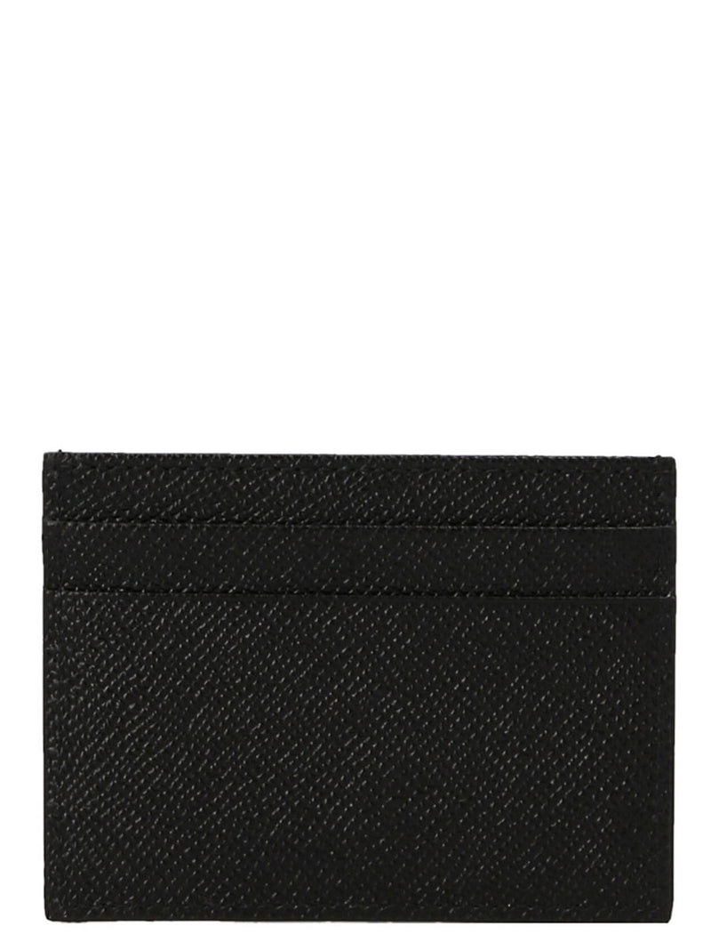 Dolce & Gabbana Black Calfskin Cardholder