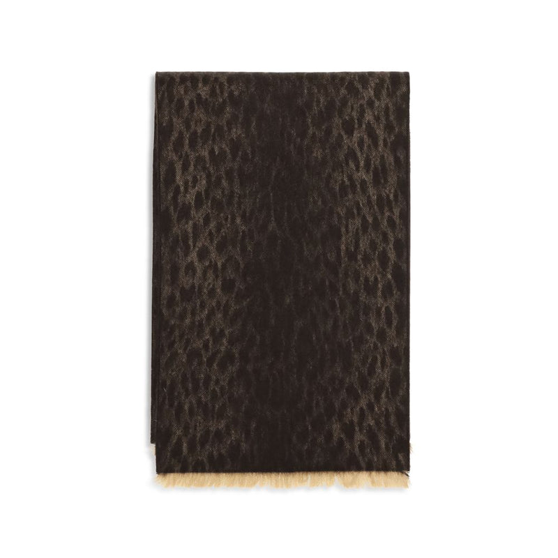 Gucci Brown Wool Oves Aries Scarf