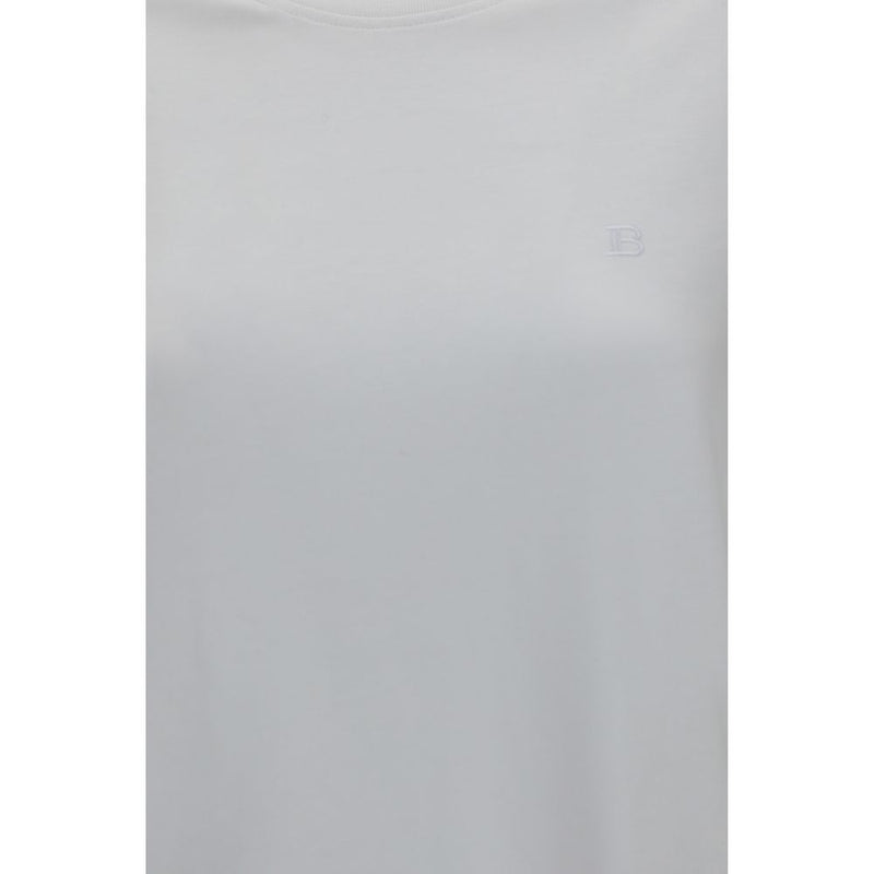 Balmain White Cotton T-Shirt